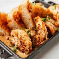 Barbeque Gulf Shrimp · Barbecue Butter, Grilled Bread