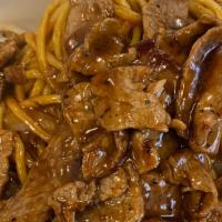 Yaki Soba Beef · Includes one yum yum sauce with meal