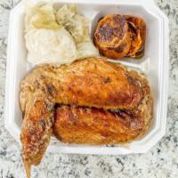 Jumbo Turkey Wings · The meal serve with 3 sides