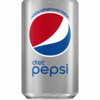 Diet Pepsi (12 Oz) · Canned soda.