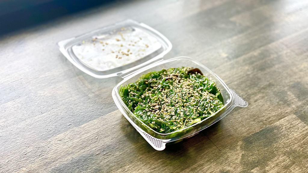 Seaweed Salad · Seaweed Salad with sesame seeds on top