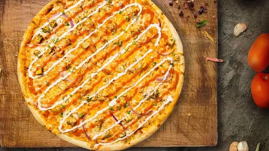 Bbq Chicken Pizza (12 Inch) (Medium) · Starts with our own marmalade BBQ sauce, topped with garlic-roasted chicken, red onions, and premium mozzarella.
