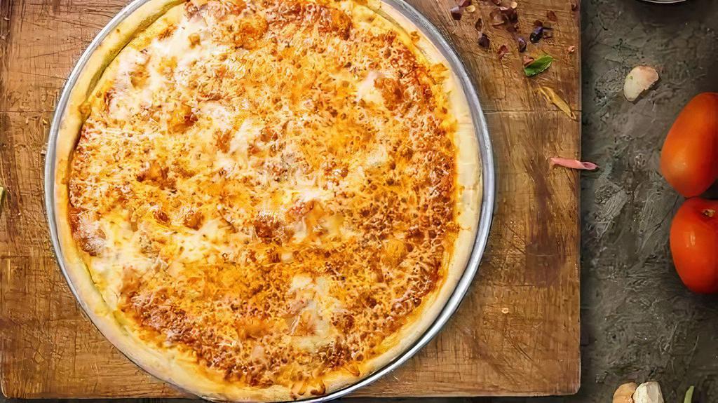 Cheese Feast (14 Inch) (Large) · Six cheese masterfully blended traditional Italian pie with feta, cheddar, parmesan and ricotta, provolone, premium mozzarella.