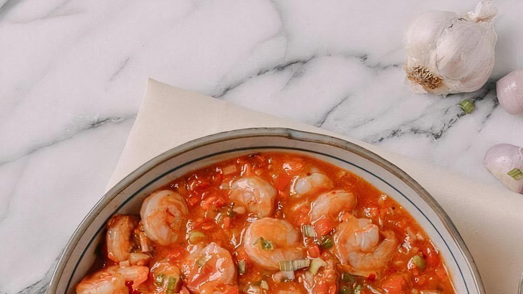 Baby Shrimp With Hot Chili Sauce · Spicy.