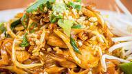 Pad Thai · Sauteed Asian noodles with vegetables, crushed grounded peanut. Thai style.