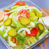 Green Salad · lettuce /tomatos/cucumber/onion/pikles/