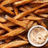 Fresh Cut Fries · Fresh Cut Idahoe Potatoes top with our special seasoning.