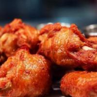 Jumbo Wings · All wings orders come with your choice of dipping sauce. Fresh made ranch or blue cheese.