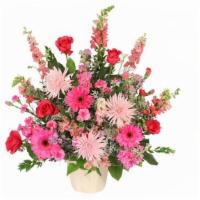Beautiful Soul Designers Choice Premium Arrangement · Send your deepest condolences with the Beautiful Soul sympathy vase/basket of flowers that i...