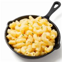 Mac And Cheese · Classic mac and cheese dish made with melted cheese and macaroni.