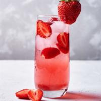Justin'S Strawberry Lemonade · Delicious, refreshing glass of strawberry lemonade.