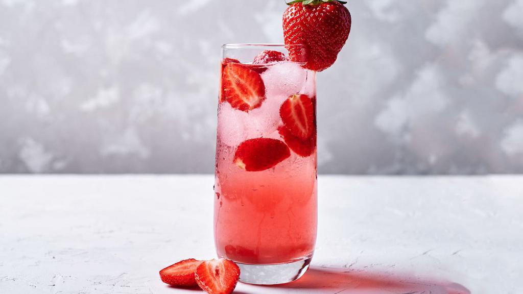 Justin'S Strawberry Lemonade · Delicious, refreshing glass of strawberry lemonade.