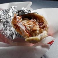 Jc Specialty Gyro · Grilled chicken, gyro meat(lamb&beef), melted mozzarella and feta cheese, grilled red onion,...