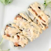 Spicy Salmon Roll - 6 Pcs · Spicy. Served with crispy.
