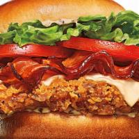 Bacon And Swiss Cheese Royal Crispy Chicken Sandwich · 