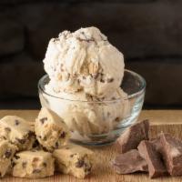 Choc Full Of Dough (1 Scoop) · Vanilla ice cream, cookie dough and milk chocolate.