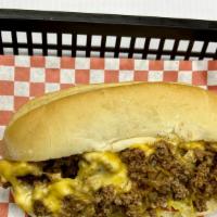 Chopped Beef Philly (Regular) · Chopped Ground Beef, Melted Yellow American Cheese, Grilled Onion, Lettuce, Tomato, Raw Onio...