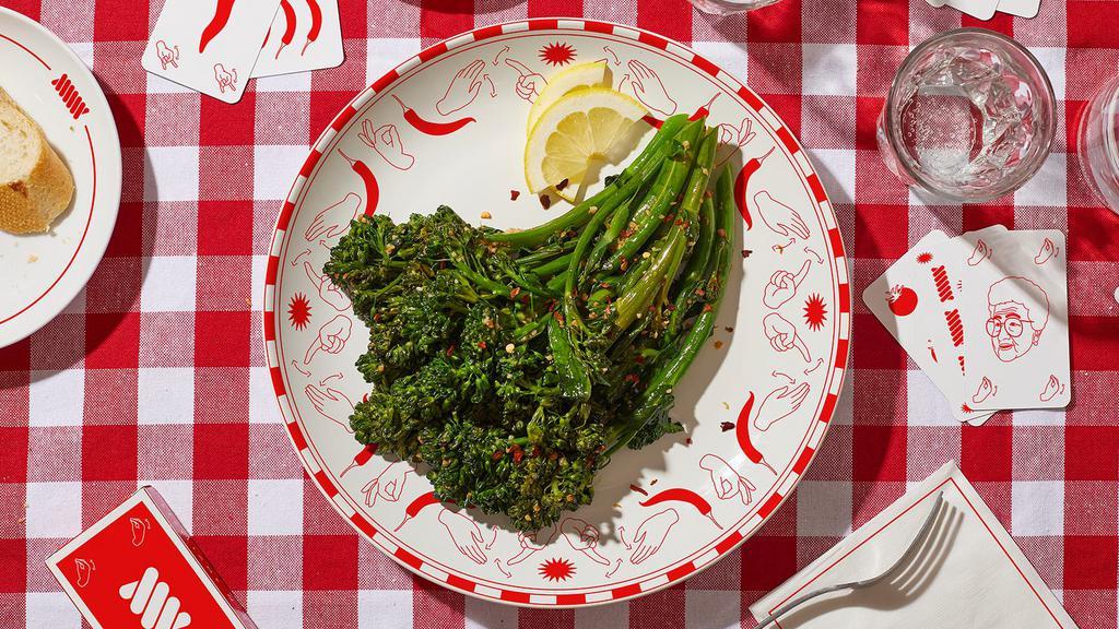 Broccoli Rabe · Sauteed with garlic and olive oil.