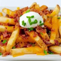 French Fries · Half a pound of nature's perfect food: seasoned, skin-on, so-fried fries..