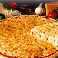 Vegan Cheese Pizza · Vegan mozzarella