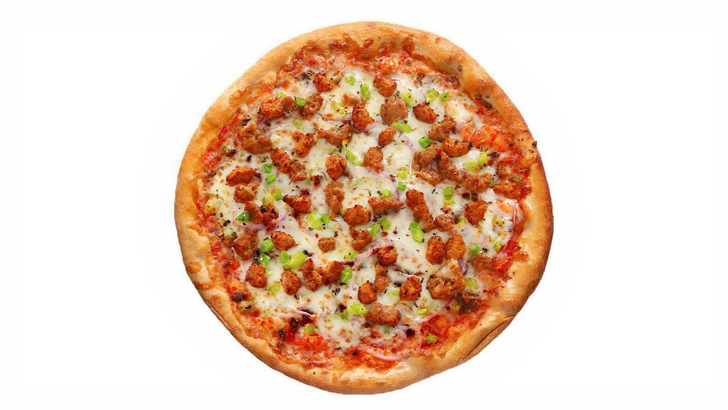 Meat Feast Pizza · A magnificent meat medley with pepperoni, seasoned ground beef, ham, hand cut italian sausage & premium mozzarella.
