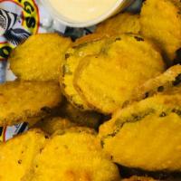 Fried Pickles · Served with a Side of Ranch
