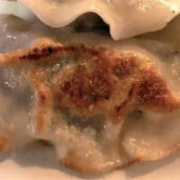Goyza (Dumplings) · Your choice of steamed or pan-fried dumplings minced pork with bean sprouts, green onions, a...