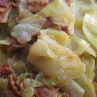 Seasoned Cabbage · A delicious blend of  cabbage and carrots with a sweet, spicy kick of vinegar and hot chile ...