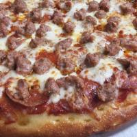 All Meat Special · Loaded with Pepperoni, Sausage, Beef, and Canadian Bacon, and loads of Mozzarella.
For an Ex...
