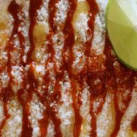 Esquite · Traditional Mexican corn served with mayonnaise and cheese.