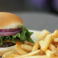 Cheeseburger · Our classic burger with American cheese.