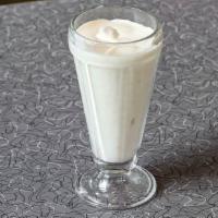 Elvis Milkshake · We make it like a shake, but with sherbet and soda water, instead of ice cream and milk. Res...
