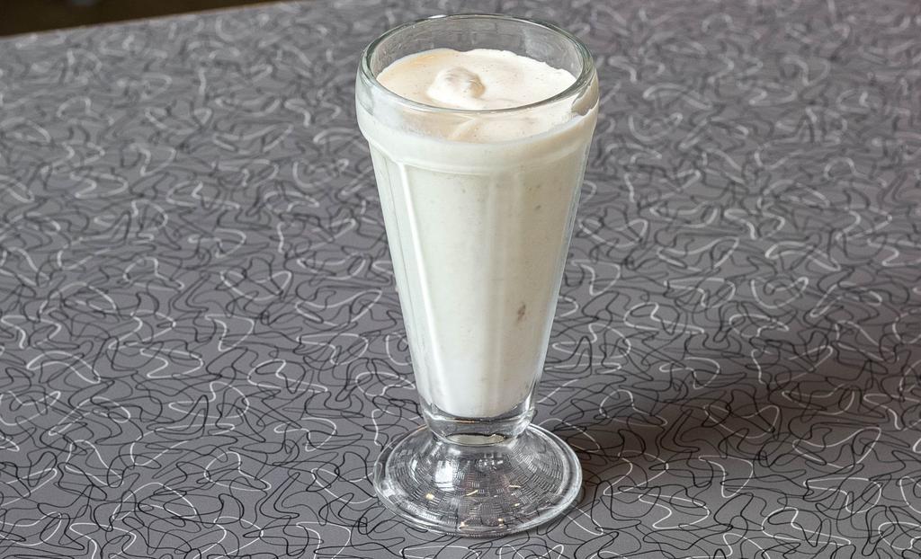 Elvis Milkshake · We make it like a shake, but with sherbet and soda water, instead of ice cream and milk. Restaurant Instructions