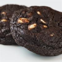 Double Chocolate Chip Cookies · The ultimate combo. Soft and chewy chocolate loaded with premium white chocolate chips. Fres...