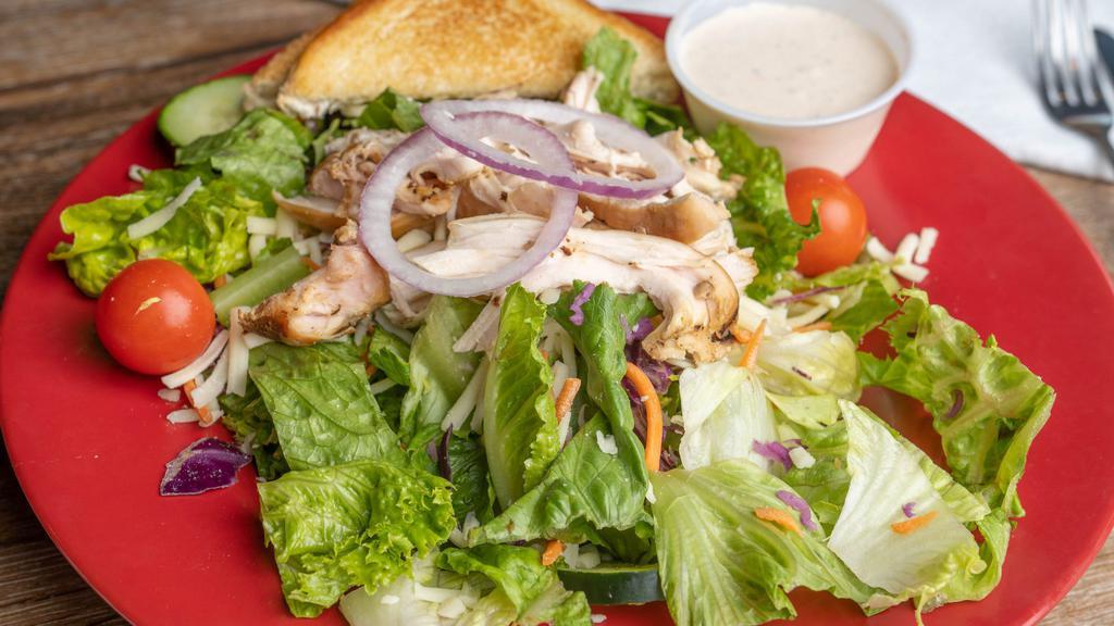 Mark’S Smokehouse Salad · Your choice of pork, chicken, turkey, or brisket.