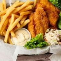 Fish & Chips (Cod) (3 Pieces) · 