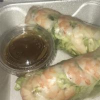 Shrimp & Chicken Summer Roll** · SHRIMP & Lemongrass Grilled CHICKEN with everything in a noodle Summer Roll, but elevated wi...