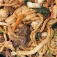 House Special Lo Mein · Soft noodles.