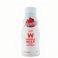 Maola Milk · 12.oz white whole milk, from local dairy