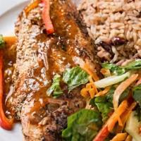(Limited) Red Snapper Fish Dinner  · FRIED ESCOVISH OR FISH BROWN STEW IN GRAVY  AND SERVE W/ RICE AND BEANS AND CABBAGE FRIED PL...