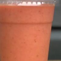 Strawberry Medley Smoothies (Specials Today) · Strawberry medley made with 100% real fruits, strawberry, mango and pineapple, 16 oz.