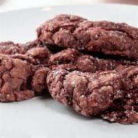 Gooey Butter Cookie - Red Velvet · Soft-baked gooey butter cookie lightly dusted with powdered sugar reminiscent of good ole ve...
