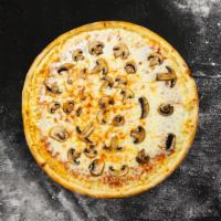 Return Of The Funghi · Our famous house made dough topped with red sauce, mushrooms, and our house cheese blend