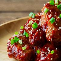 Sweet & Spicy Kfc (Korean Fried Chicken)|양념치킨 · 5 wings with the perfect mix of sweet, savory, and spice