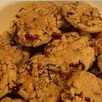 Out East (Dozen)(Oatmeal) · One dozen cookies made with oatmeal, golden raisin, and craisins. Baked fresh daily and serv...
