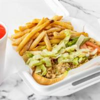 Chicken Philly - Combo · Lettuce, tomato, onion, green peppers, cheese, mayo.