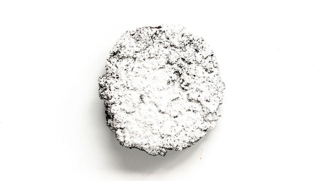 Snowcap Cookie (Gf) Price · Crispy edges and a fudgey center, brownie meets cookie. Studded with chocolate chunks and dusted with powdered sugar (made with gluten-free ingredients)