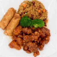 General Tso'S Chicken Combo      C# 左宗棠鸡 · Hot and spicy.