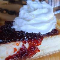 Bella'S New York Cheesecake · Fluffy, Creamy and decadent, made from scratch cheesecake, every bite it's like a party of f...
