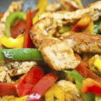 Lunch Fajitas · Choice of chicken or steak grilled with tomatoes, bell peppers, and onions. Served with rice...